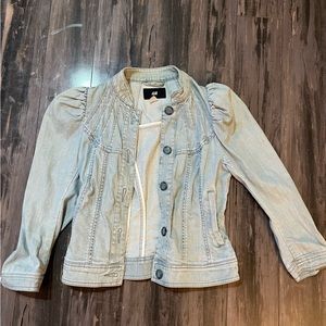 Vintage cropped jean jacket